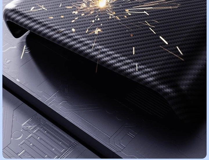 Carbon Fiber Rear Air Vent Cover for Tesla Model 3/Y - Center Console Armrest Protective Trim - Interior Upgrade Accessories