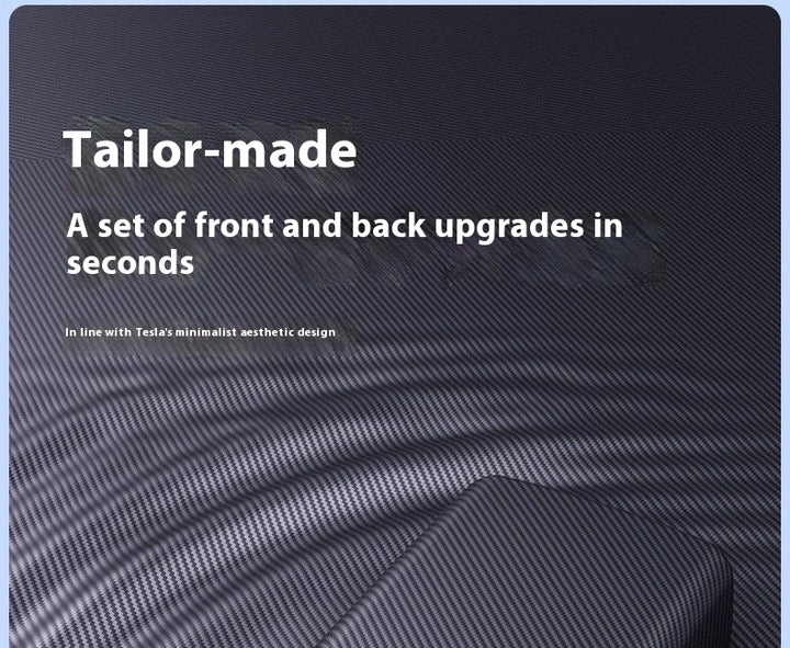 Carbon Fiber Rear Air Vent Cover for Tesla Model 3/Y - Center Console Armrest Protective Trim - Interior Upgrade Accessories