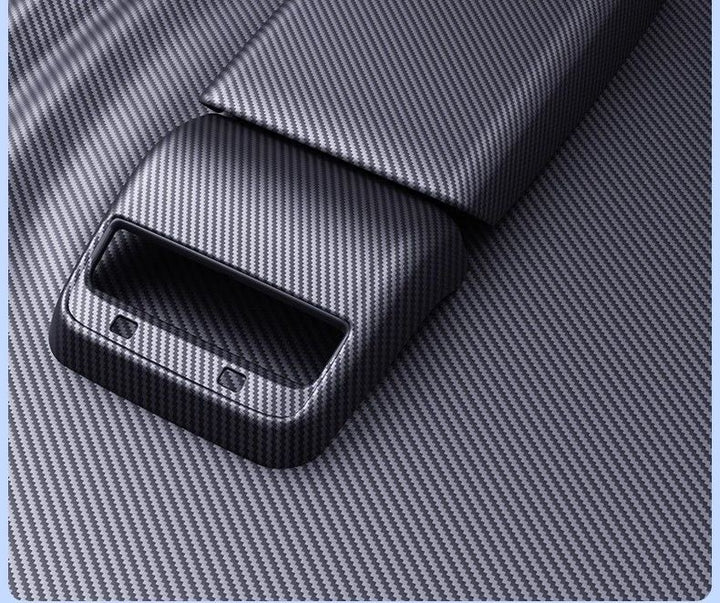 Carbon Fiber Rear Air Vent Cover for Tesla Model 3/Y - Center Console Armrest Protective Trim - Interior Upgrade Accessories