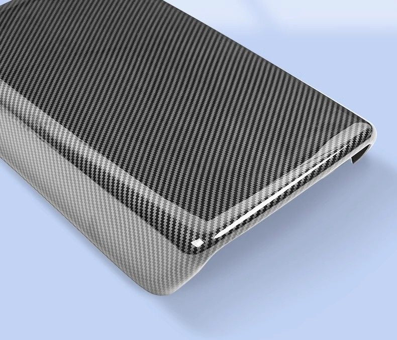 Carbon Fiber Rear Air Vent Cover for Tesla Model 3/Y - Center Console Armrest Protective Trim - Interior Upgrade Accessories