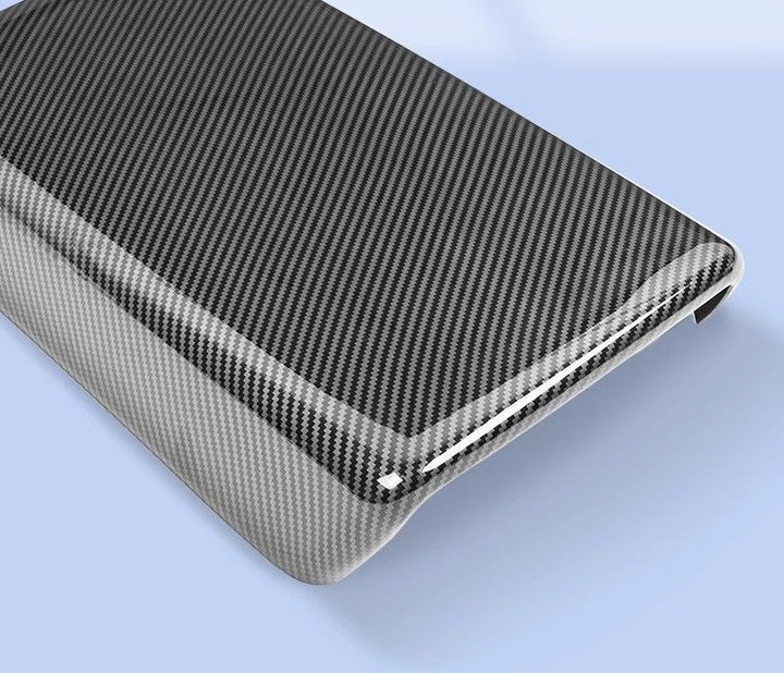 Carbon Fiber Rear Air Vent Cover for Tesla Model 3/Y - Center Console Armrest Protective Trim - Interior Upgrade Accessories