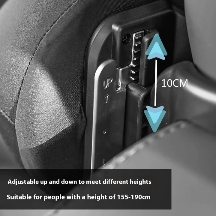 Adjustable Memory Foam Neck Pillow for Tesla Model 3/Y - Soft, Comfortable, Ergonomic Car Headrest Cushion for Neck Support