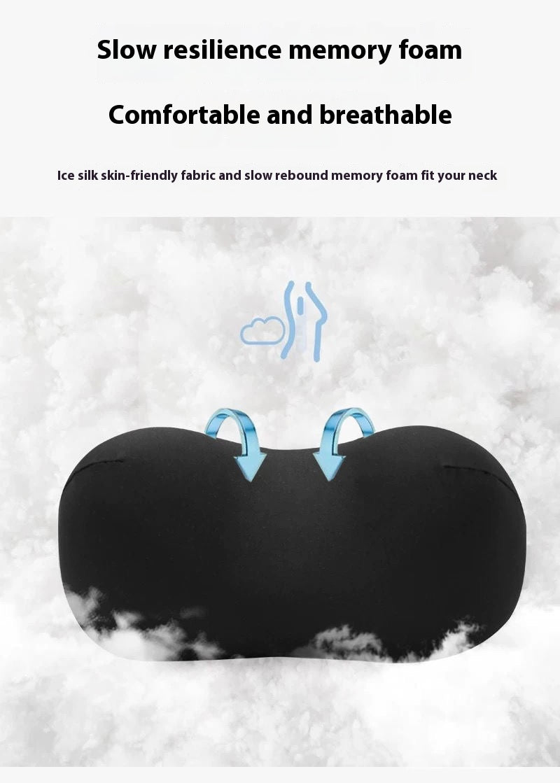 Adjustable Memory Foam Neck Pillow for Tesla Model 3/Y - Soft, Comfortable, Ergonomic Car Headrest Cushion for Neck Support