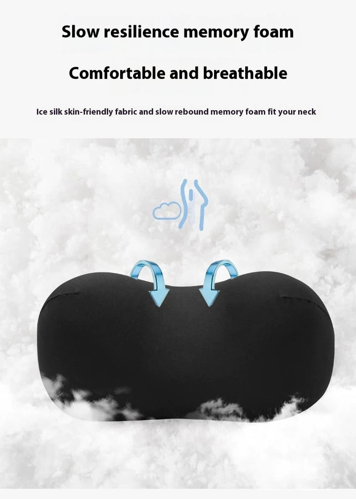 Adjustable Memory Foam Neck Pillow for Tesla Model 3/Y - Soft, Comfortable, Ergonomic Car Headrest Cushion for Neck Support