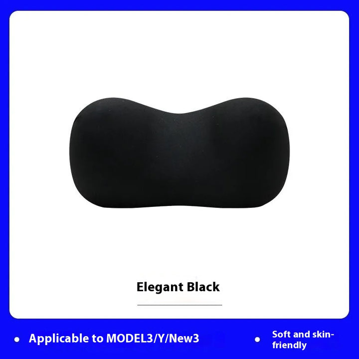 Adjustable Memory Foam Neck Pillow for Tesla Model 3/Y - Soft, Comfortable, Ergonomic Car Headrest Cushion for Neck Support