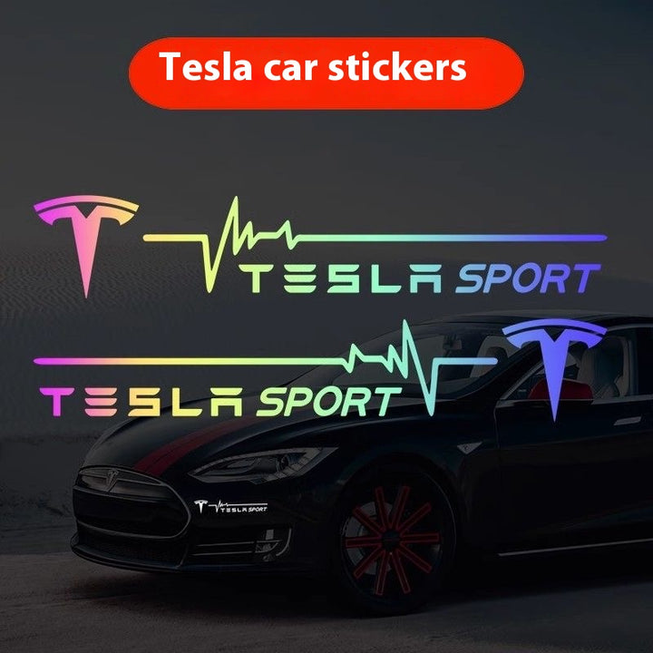 Custom Tesla car stickers