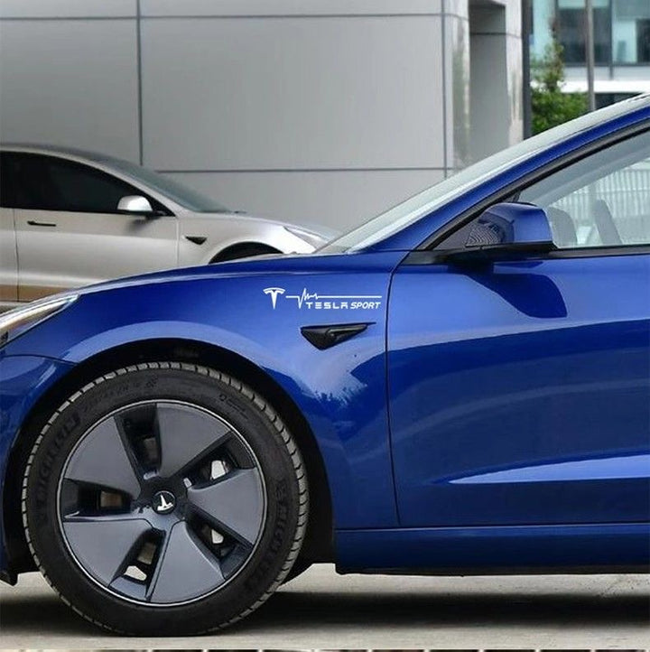 Custom Tesla car stickers