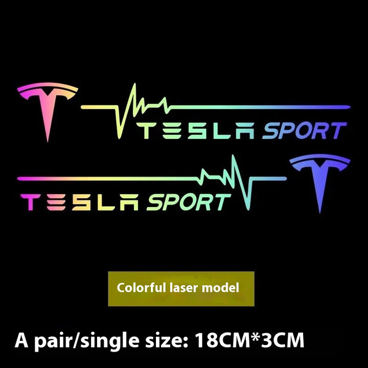 Custom Tesla car stickers