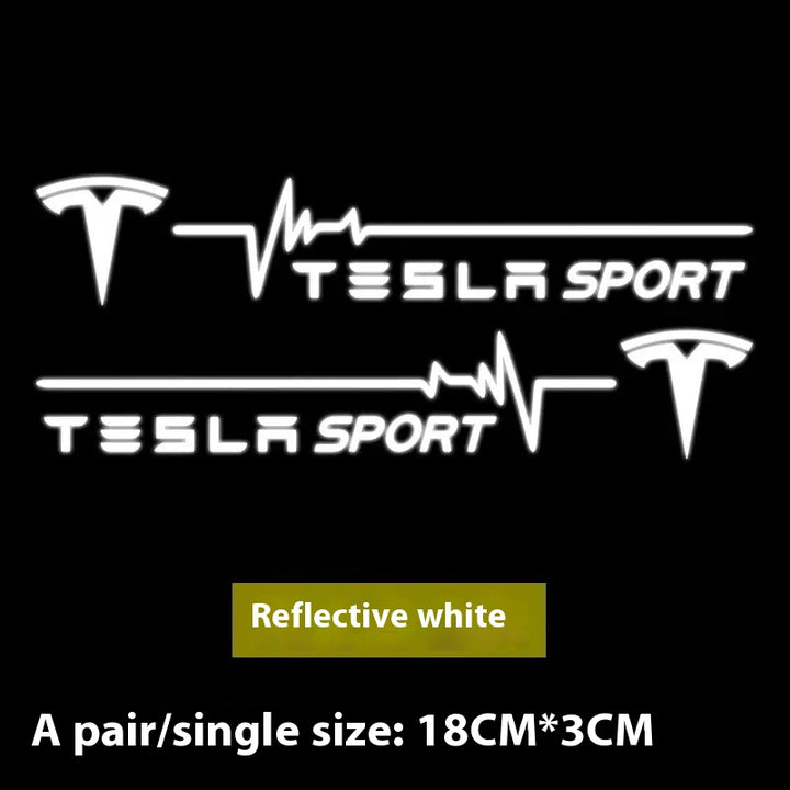 Custom Tesla car stickers