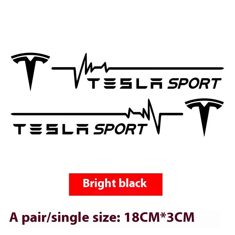Custom Tesla car stickers