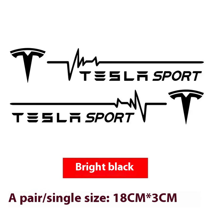 Custom Tesla car stickers