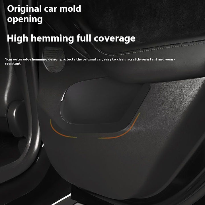 Tesla model Y custom door storage box with slot pad – interiors IDE organizer & modification accessory set