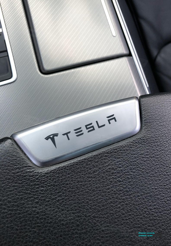 Tesla Emblem Metal Decal for Model Y, Model 3, Model X – Premium Chrome Car Logo Sticker for Body, Glass, Interior Decoration – Custom Fit Accessories for Tesla Vehicles