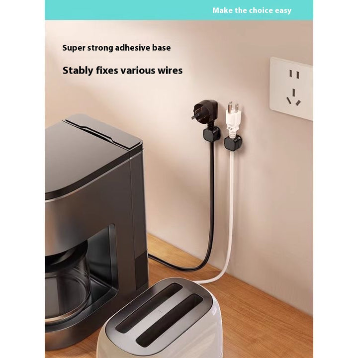 Magnetic Cable Organizer Clip - Multi-Function Desktop Cable Holder for USB, Charging Cables, Headphones - Portable Universal Magnetic Cable Management Base