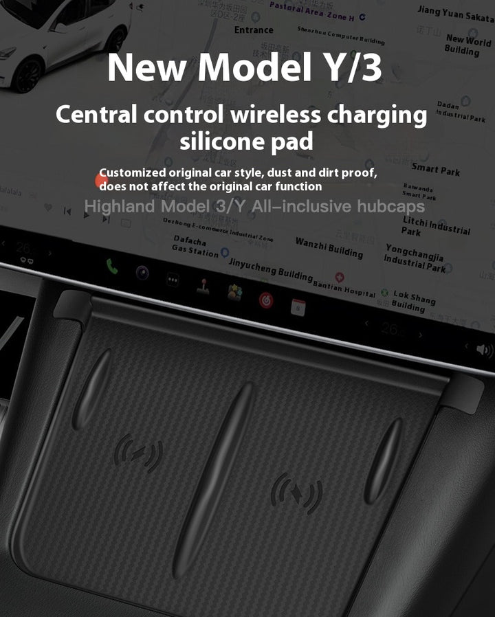Tesla Model Y Highland Refresh Center Console Storage Box - Paper Towel Holder, ETC Card Holder Storage Box, Interior Accessories for Model Y 2024
