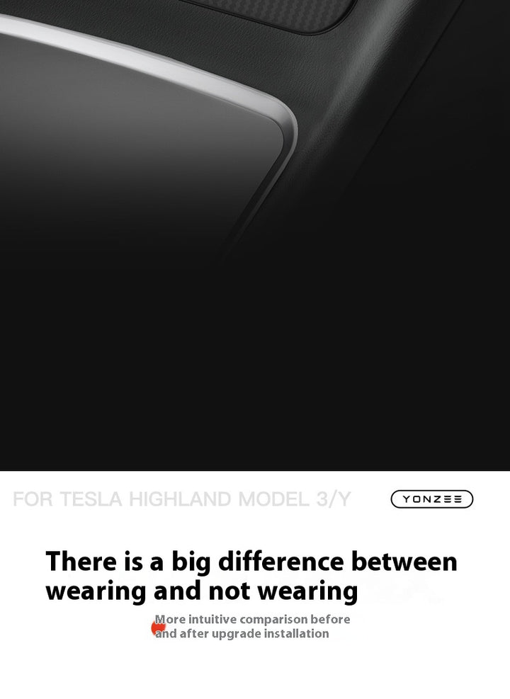 Tesla Model Y Highland Refresh Center Console Storage Box - Paper Towel Holder, ETC Card Holder Storage Box, Interior Accessories for Model Y 2024