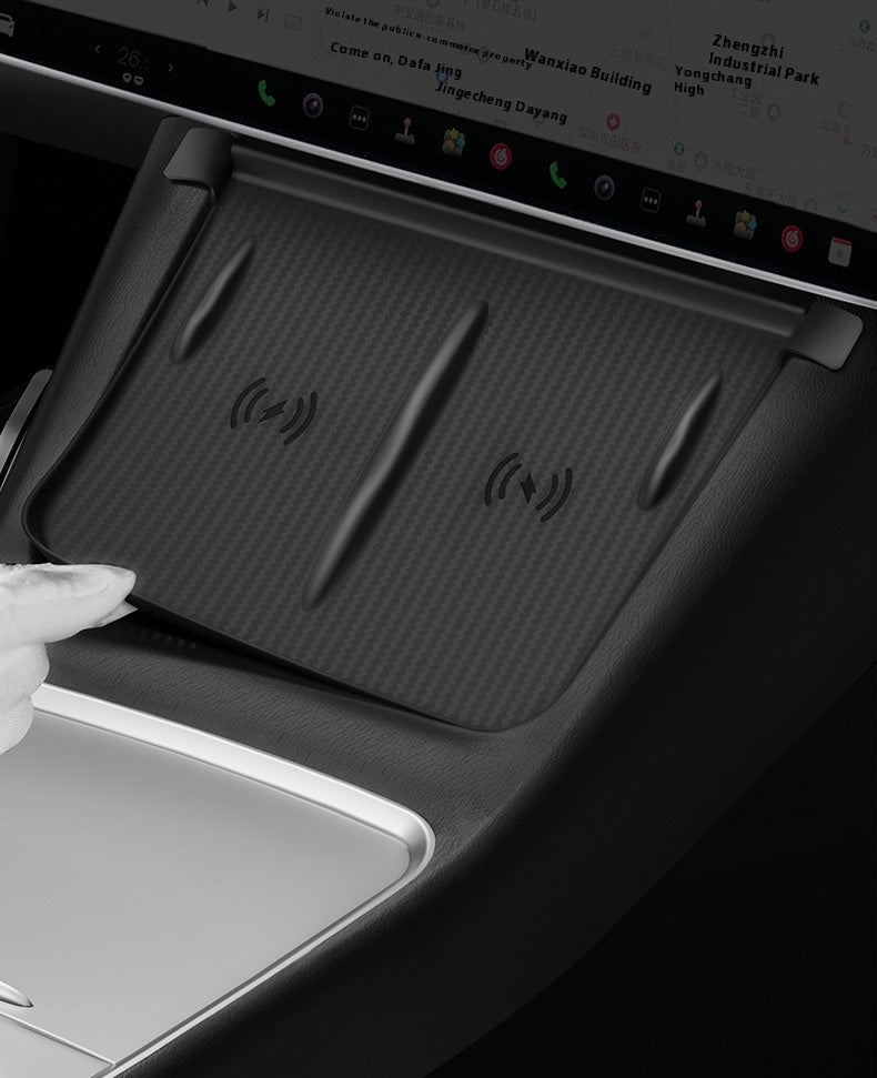 Tesla Model Y Highland Refresh Center Console Storage Box - Paper Towel Holder, ETC Card Holder Storage Box, Interior Accessories for Model Y 2024