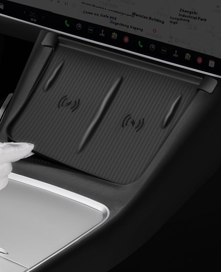 Tesla Model Y Highland Refresh Center Console Storage Box - Paper Towel Holder, ETC Card Holder Storage Box, Interior Accessories for Model Y 2024