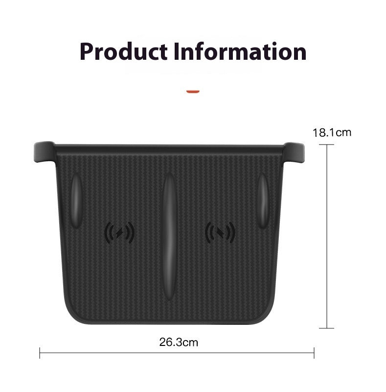 Tesla Model Y Highland Refresh Center Console Storage Box - Paper Towel Holder, ETC Card Holder Storage Box, Interior Accessories for Model Y 2024