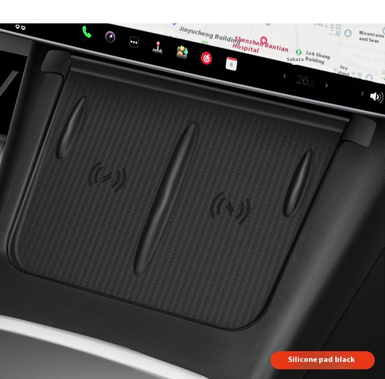 Tesla Model Y Highland Refresh Center Console Storage Box - Paper Towel Holder, ETC Card Holder Storage Box, Interior Accessories for Model Y 2024