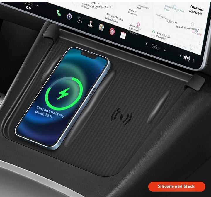 Tesla Model Y Highland Refresh Center Console Storage Box - Paper Towel Holder, ETC Card Holder Storage Box, Interior Accessories for Model Y 2024