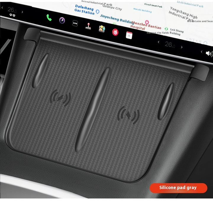 Tesla Model Y Highland Refresh Center Console Storage Box - Paper Towel Holder, ETC Card Holder Storage Box, Interior Accessories for Model Y 2024