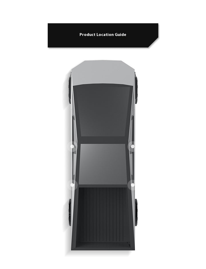 Cyber truck Hidden Door Handle Upgrade Kit - Custom Transformed Handles for Tesla Cyber truck