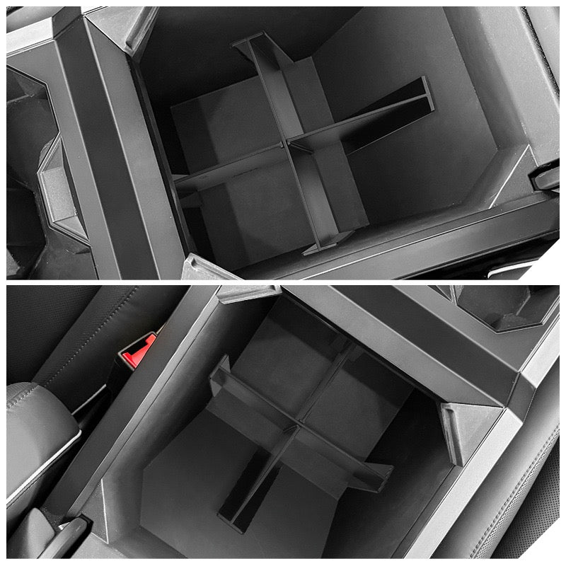 Tesla Sebert Style Glove Box Divider Organizer - Custom Interior Storage Tray Insert for Sebert Style Accessories, Durable ABS Compartment Dividers