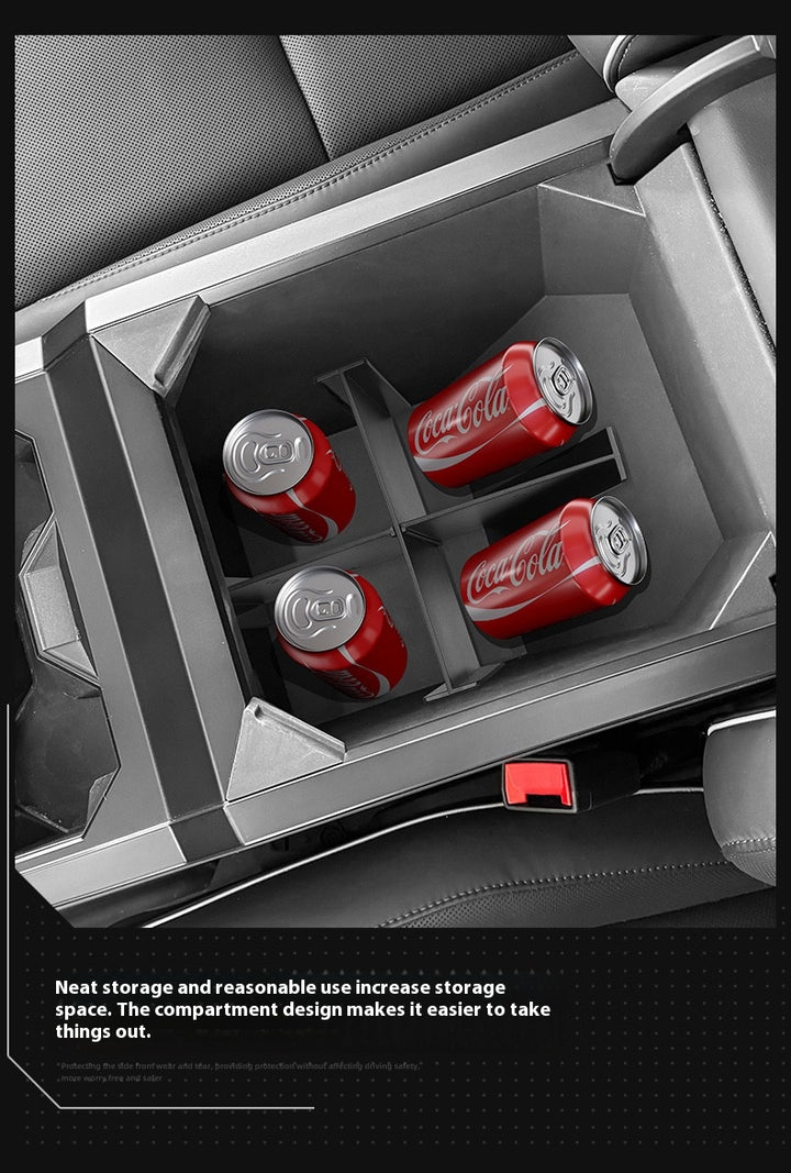 Tesla Sebert Style Glove Box Divider Organizer - Custom Interior Storage Tray Insert for Sebert Style Accessories, Durable ABS Compartment Dividers
