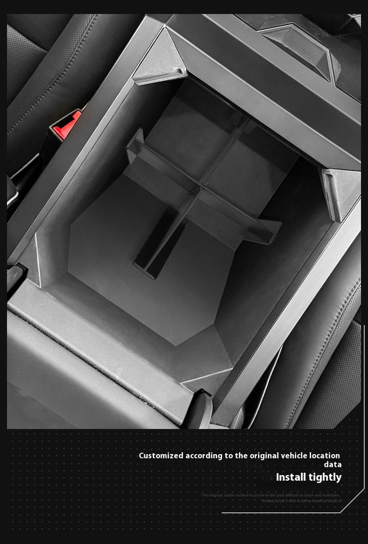 Tesla Sebert Style Glove Box Divider Organizer - Custom Interior Storage Tray Insert for Sebert Style Accessories, Durable ABS Compartment Dividers
