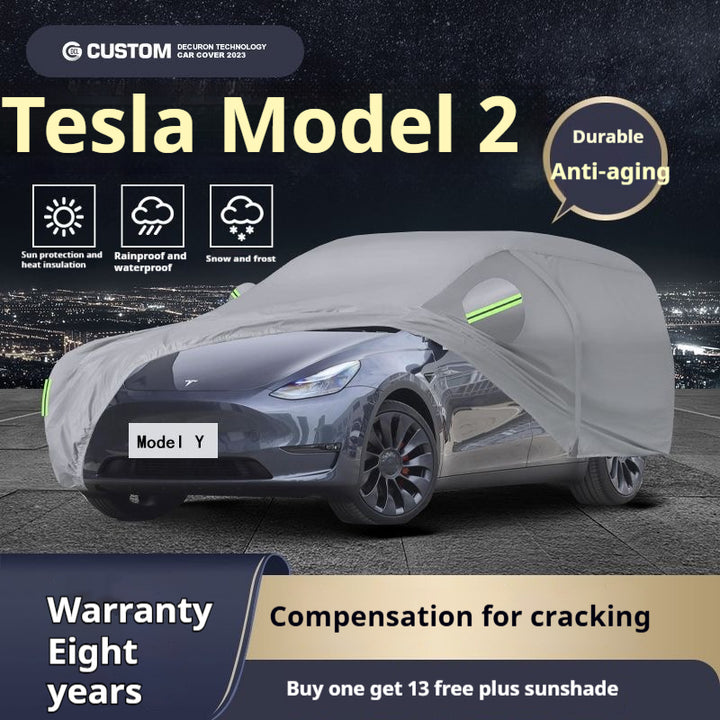 Custom Fit Tesla Car Cover for All Models