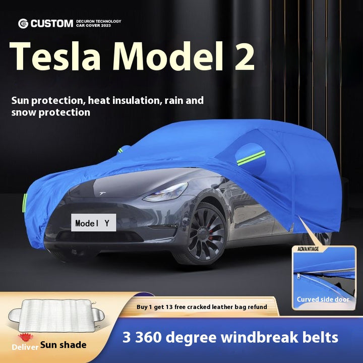 Custom Fit Tesla Car Cover for All Models