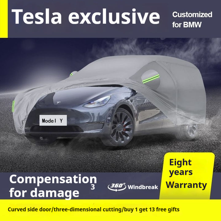 Custom Fit Tesla Car Cover for All Models