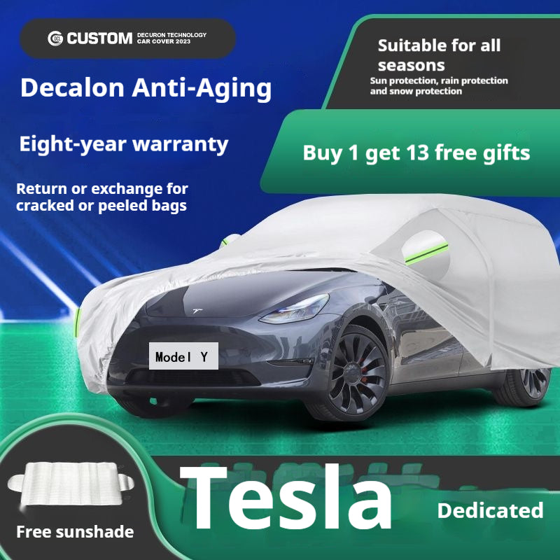 Custom Fit Tesla Car Cover for All Models