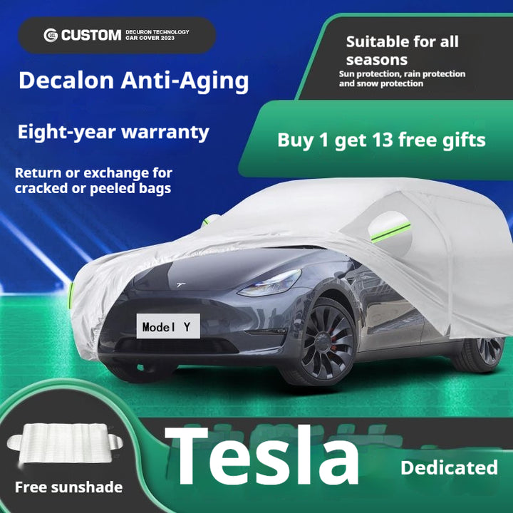 Custom Fit Tesla Car Cover for All Models