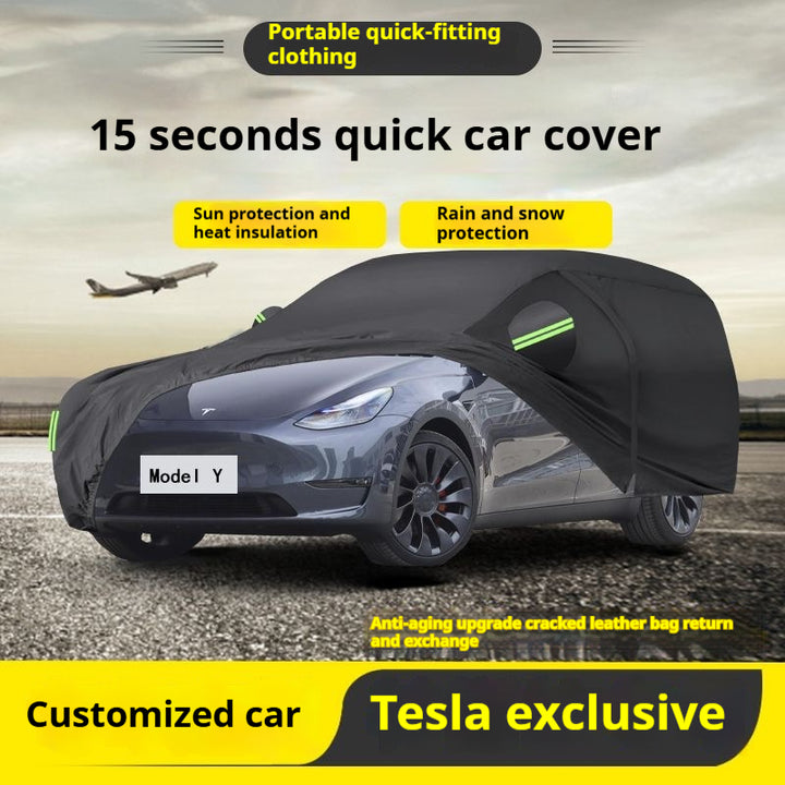 Custom Fit Tesla Car Cover for All Models