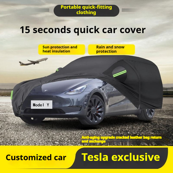 Custom Fit Tesla Car Cover for All Models