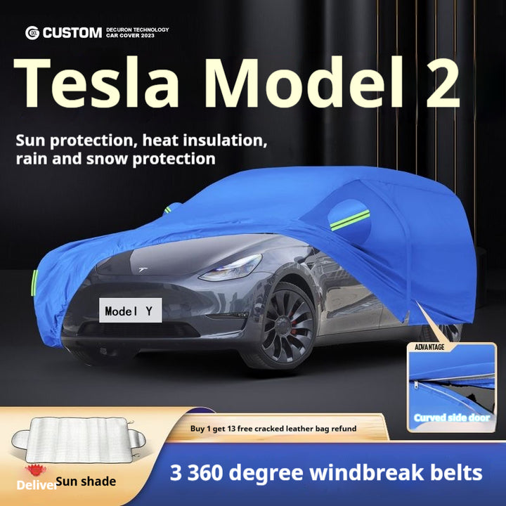 Custom Fit Tesla Car Cover for All Models