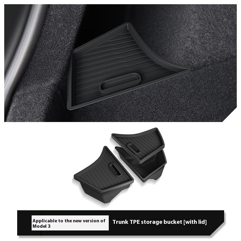 Tesla's new Model 3/Y/X/S door storage box full TPE door slot storage box accessories