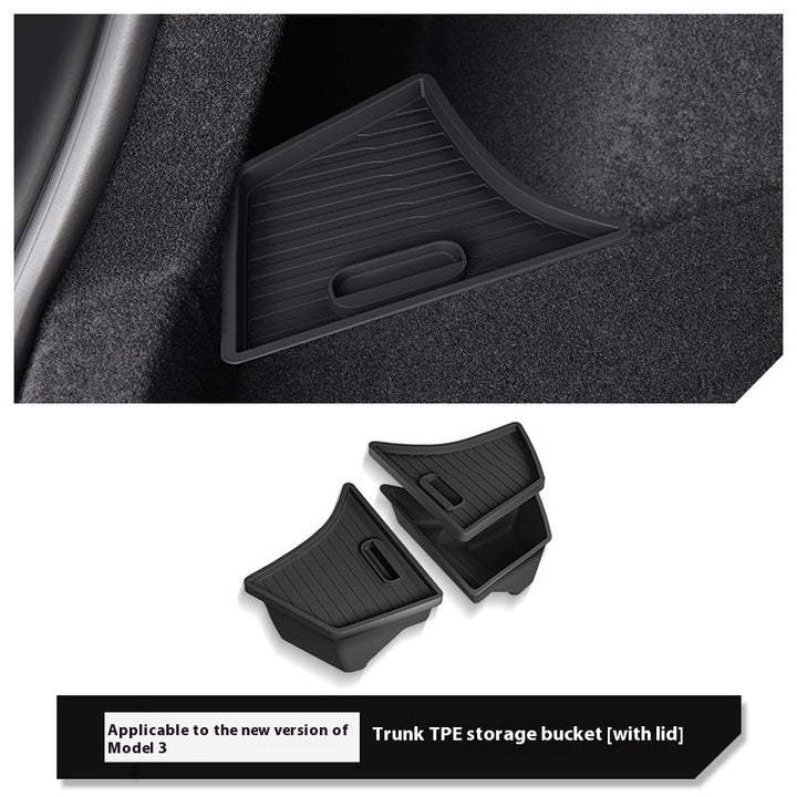 Tesla's new Model 3/Y/X/S door storage box full TPE door slot storage box accessories