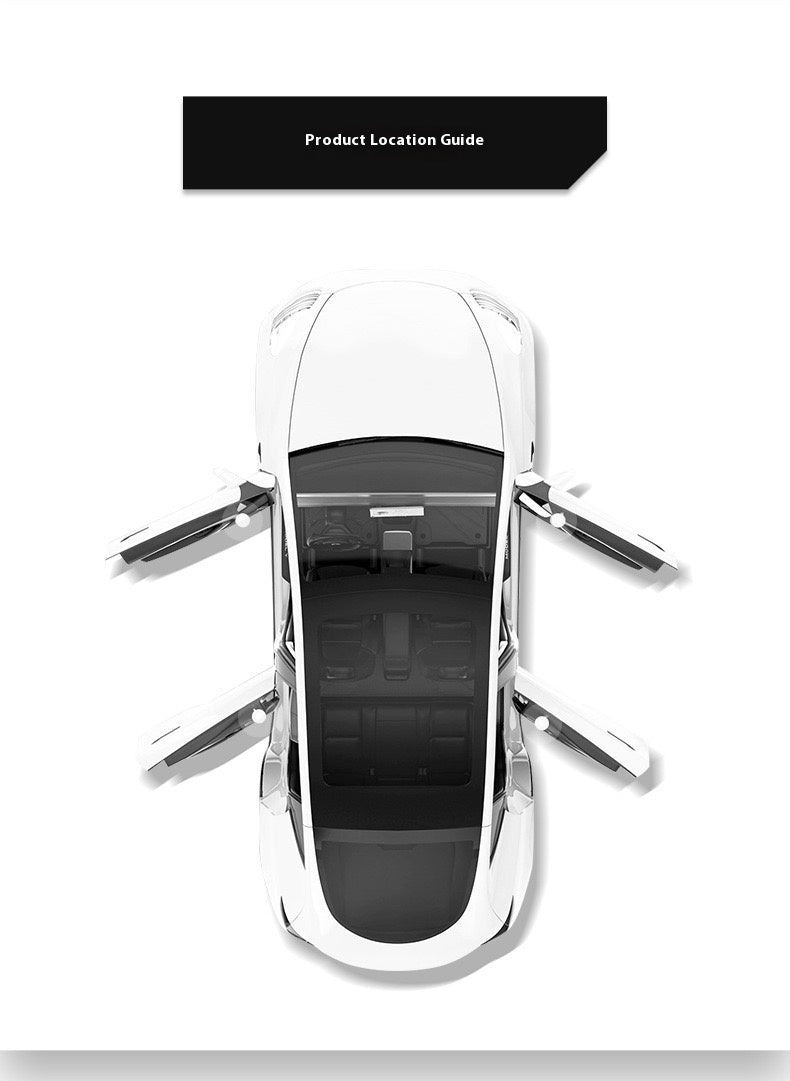 Tesla's new Model 3/Y/X/S door storage box full TPE door slot storage box accessories