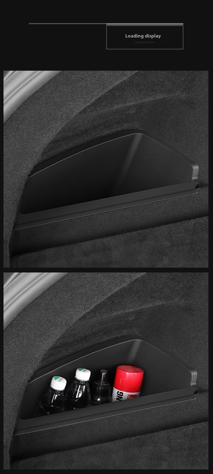 Tesla's new Model 3/Y/X/S door storage box full TPE door slot storage box accessories