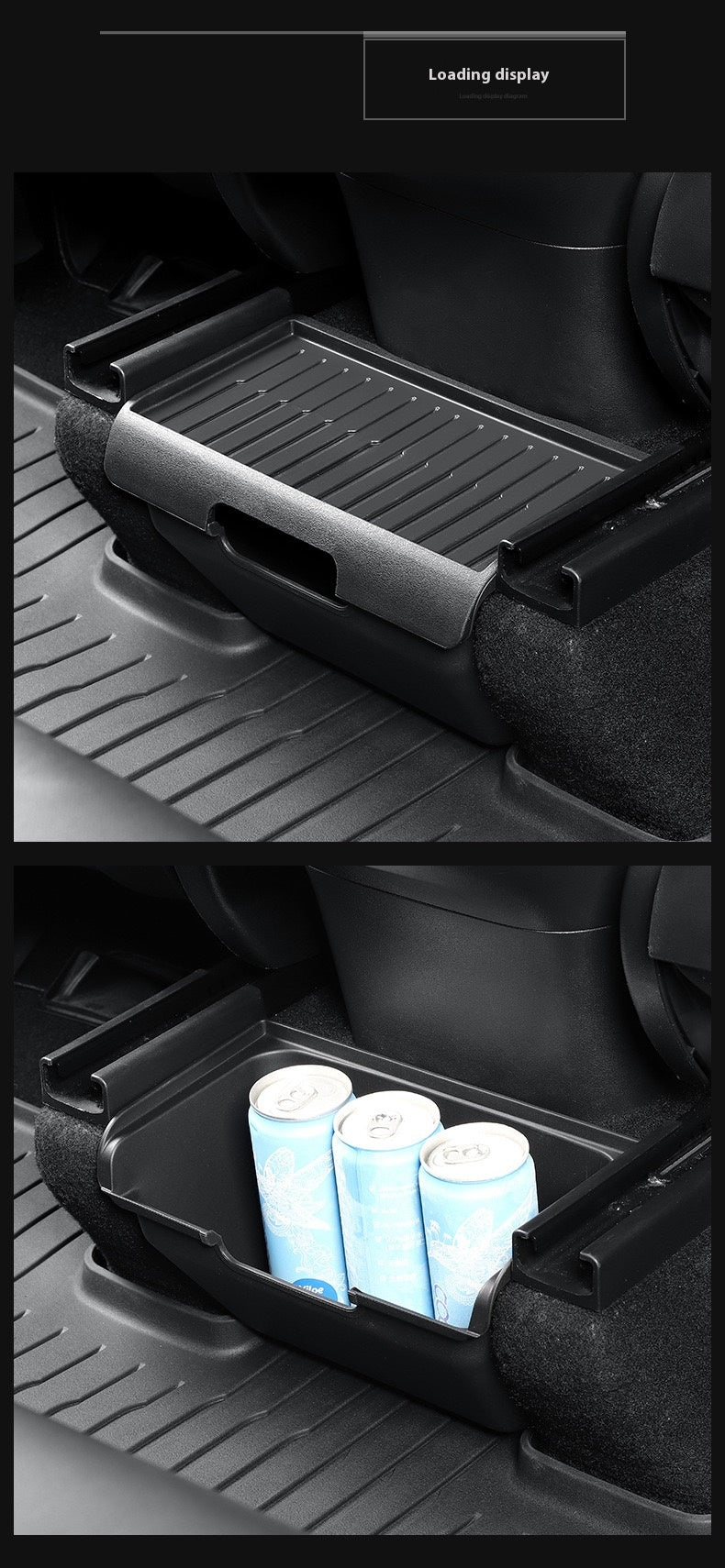 Tesla's new Model 3/Y/X/S door storage box full TPE door slot storage box accessories