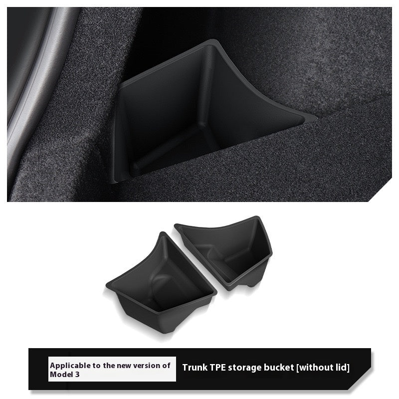 Tesla's new Model 3/Y/X/S door storage box full TPE door slot storage box accessories