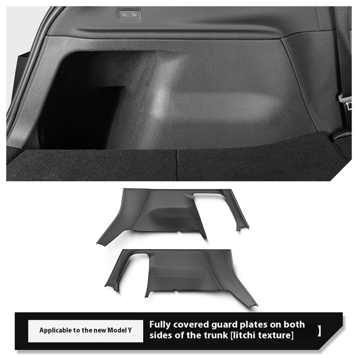 2025 Tesla Model Y All-Weather TPE Floor Mats and Trunk Mat Set - Suitable for both left and right drive, providing comprehensive interior protection