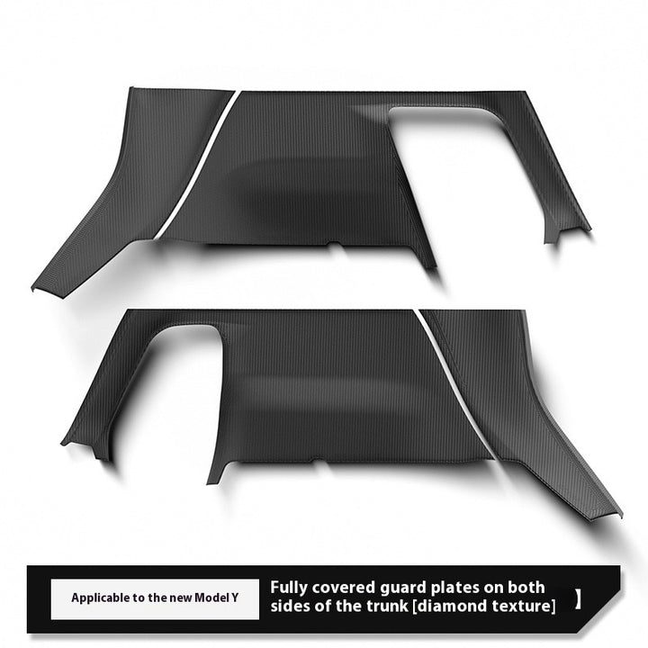2025 Tesla Model Y All-Weather TPE Floor Mats and Trunk Mat Set - Suitable for both left and right drive, providing comprehensive interior protection