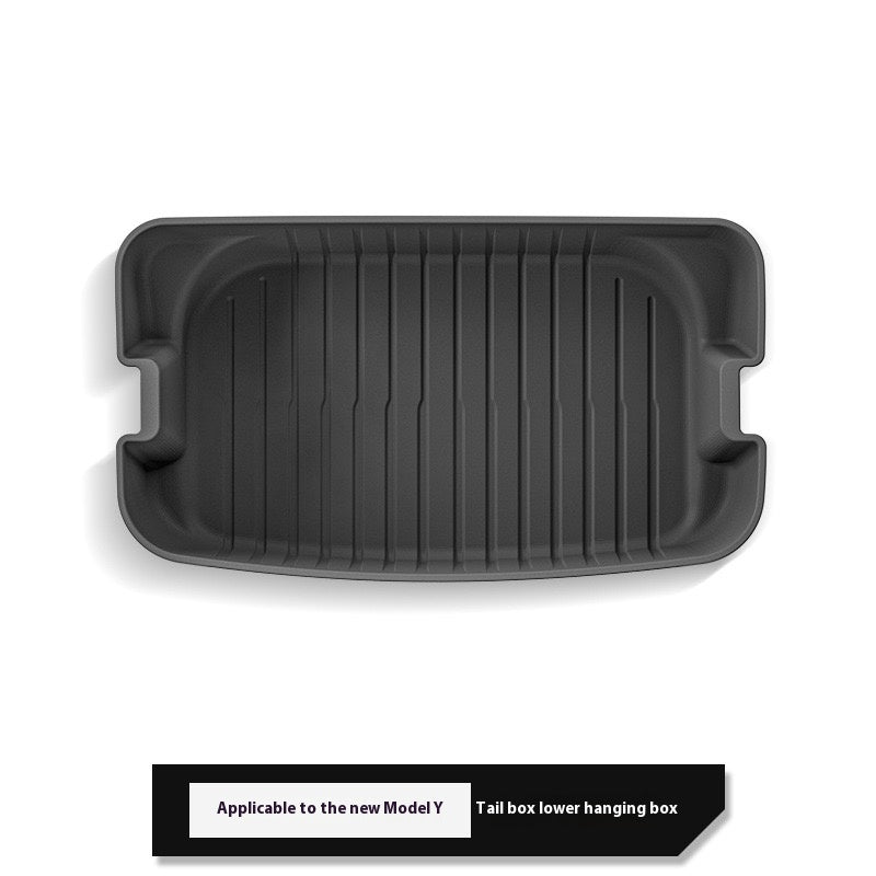 2025 Tesla Model Y All-Weather TPE Floor Mats and Trunk Mat Set - Suitable for both left and right drive, providing comprehensive interior protection