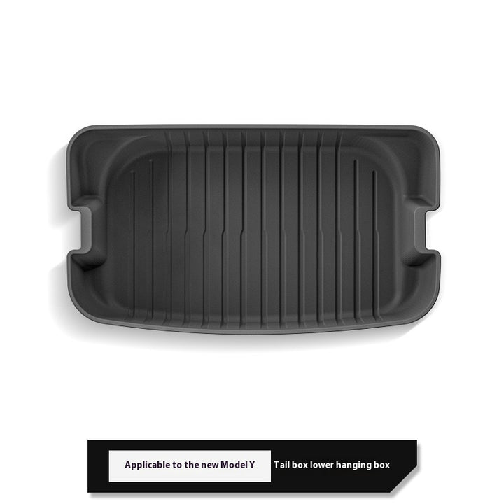 2025 Tesla Model Y All-Weather TPE Floor Mats and Trunk Mat Set - Suitable for both left and right drive, providing comprehensive interior protection