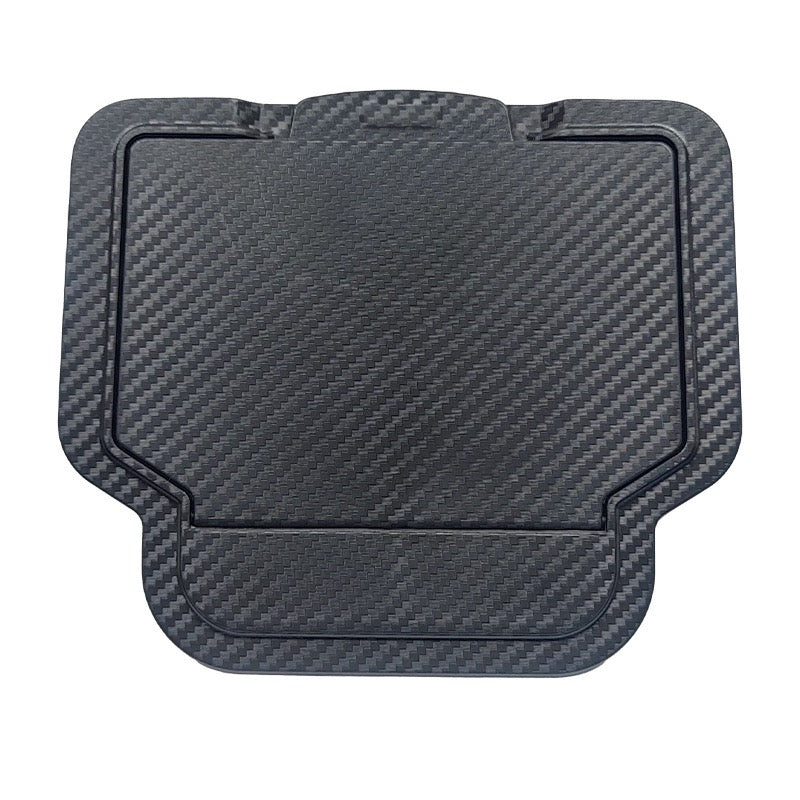 2024 Tesla Model 3 Highland's hidden center console storage box - armrest privacy storage tray