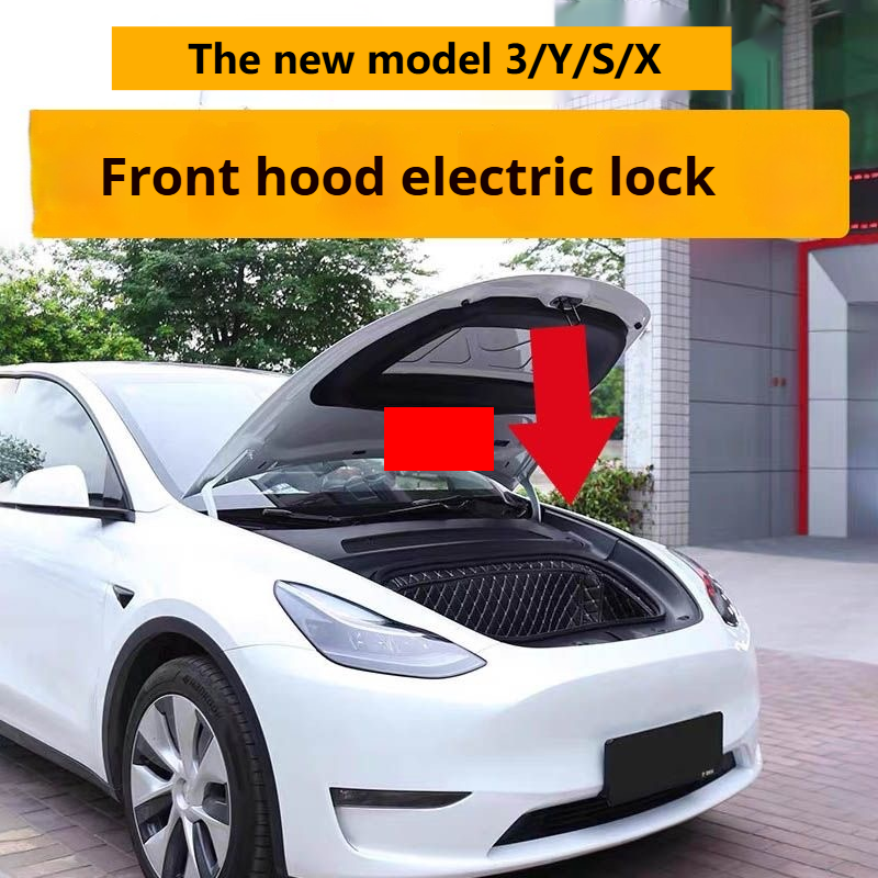 Tesla custom electric suction locks – front trunk, rear trunk & hood lock accessories for model 3, model Y, models, model X